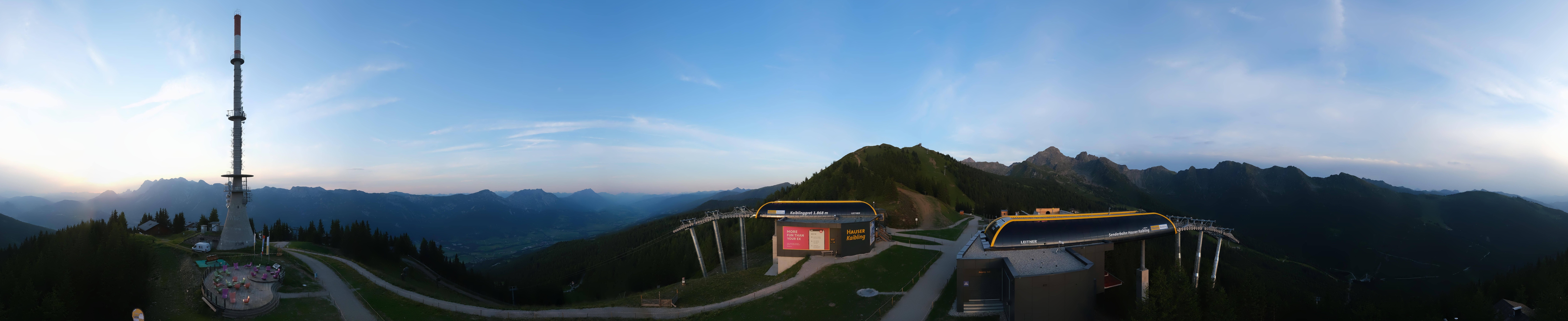 Archived image Webcam 360 degree Panoramic view Hauser Kaibling