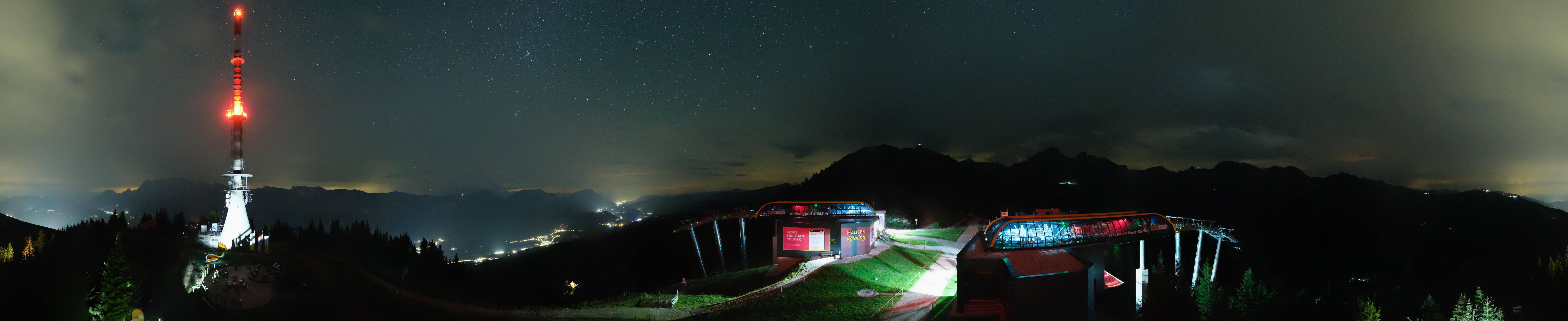 Archiv Foto Webcam Hauser Kaibling: Panorama Sendemast
