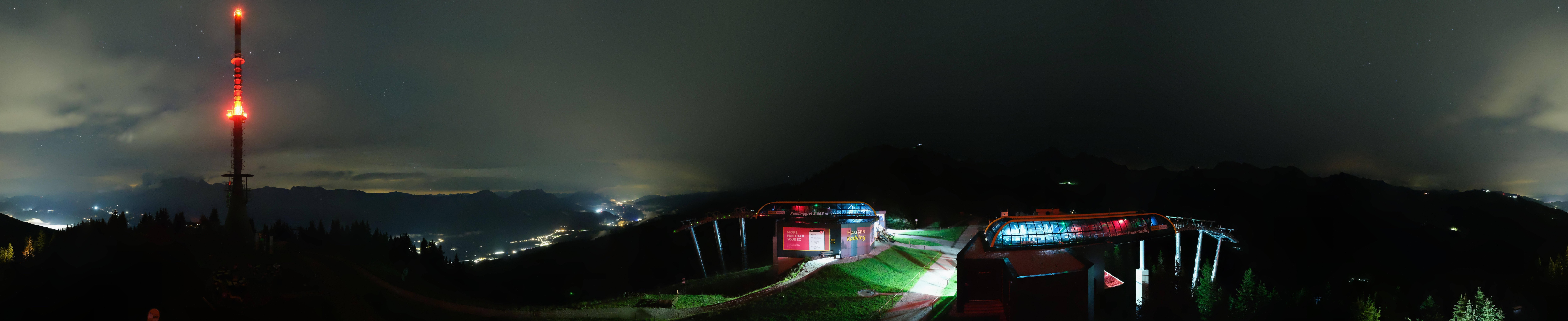 Archiv Foto Webcam Hauser Kaibling: Panorama Sendemast