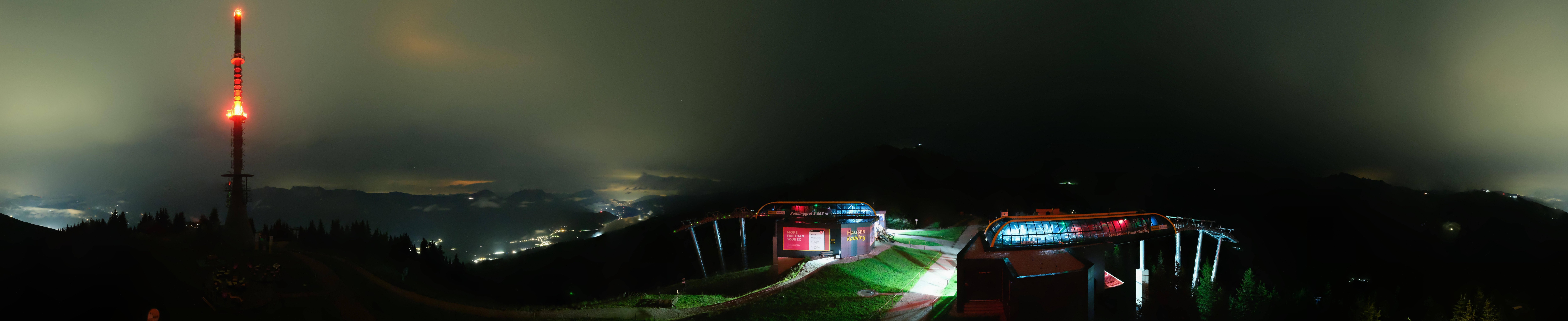 Archiv Foto Webcam Hauser Kaibling: Panorama Sendemast