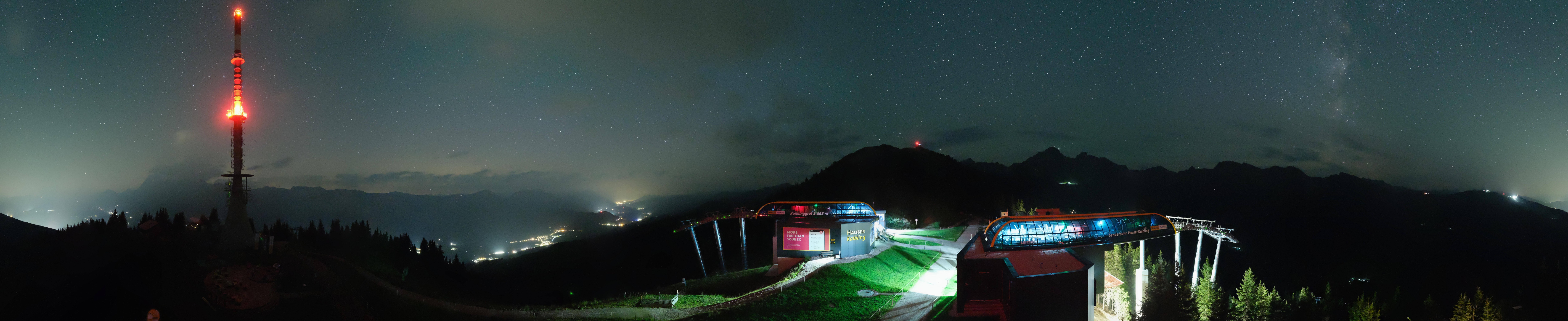 Archiv Foto Webcam Hauser Kaibling: Panorama Sendemast