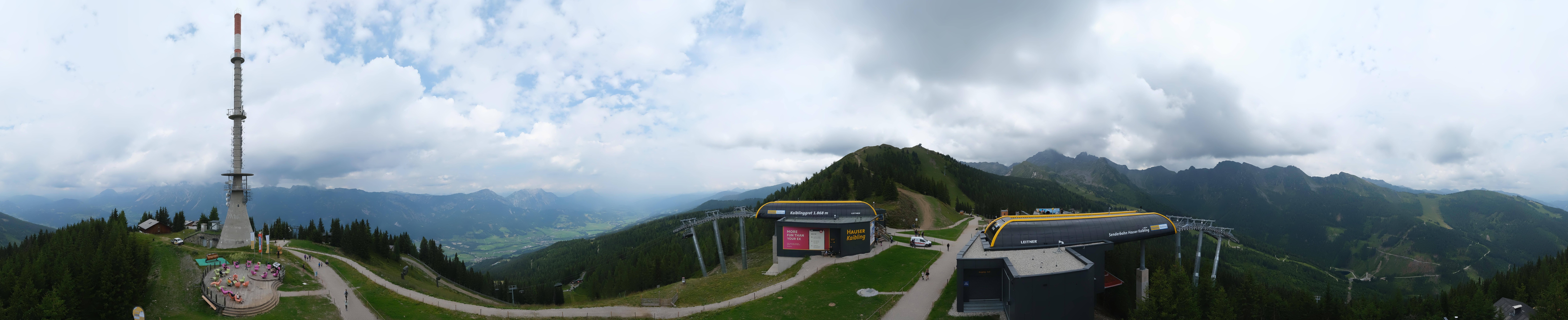 Archived image Webcam 360 degree Panoramic view Hauser Kaibling