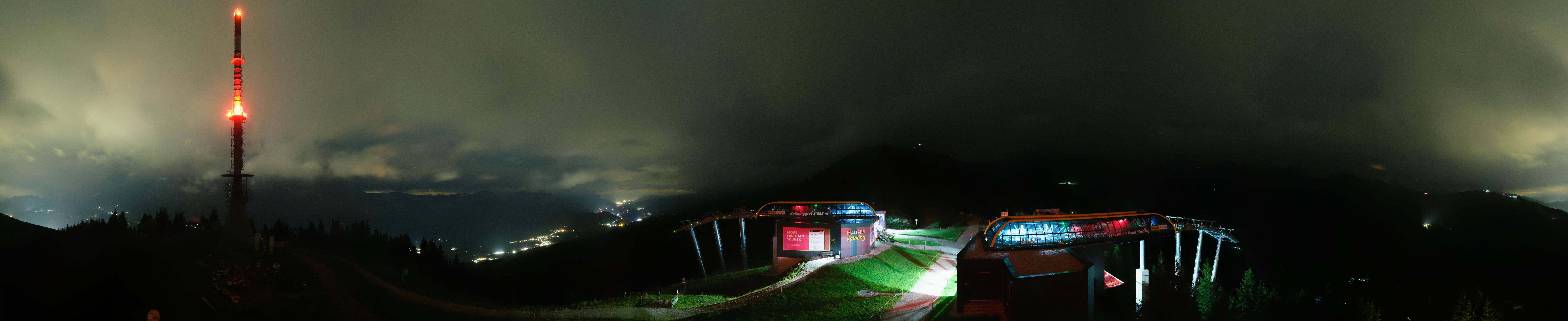 Archiv Foto Webcam Hauser Kaibling: Panorama Sendemast