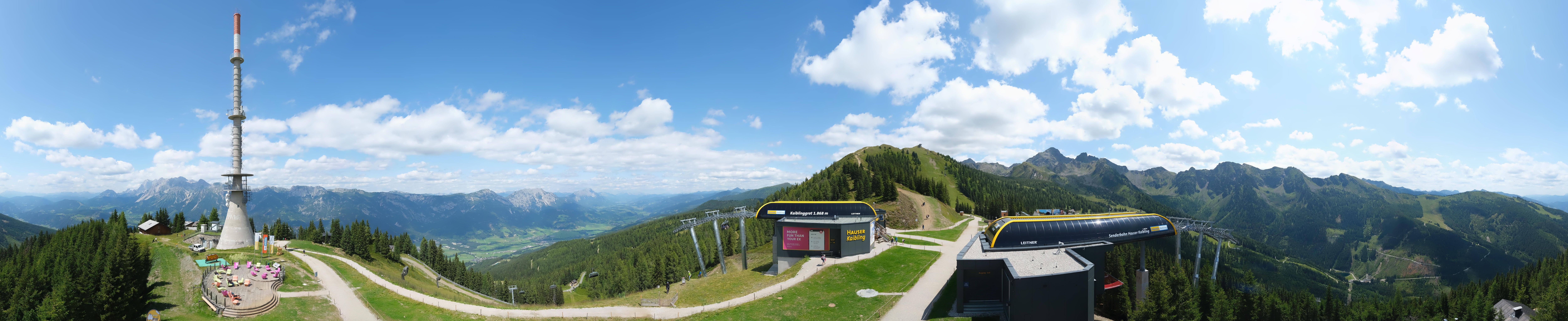 Archived image Webcam 360 degree Panoramic view Hauser Kaibling