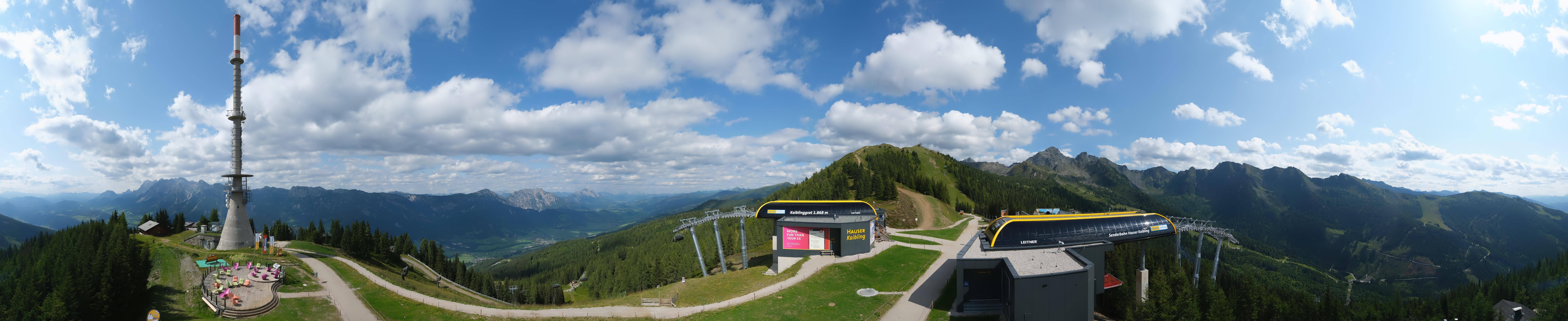 Archived image Webcam 360 degree Panoramic view Hauser Kaibling