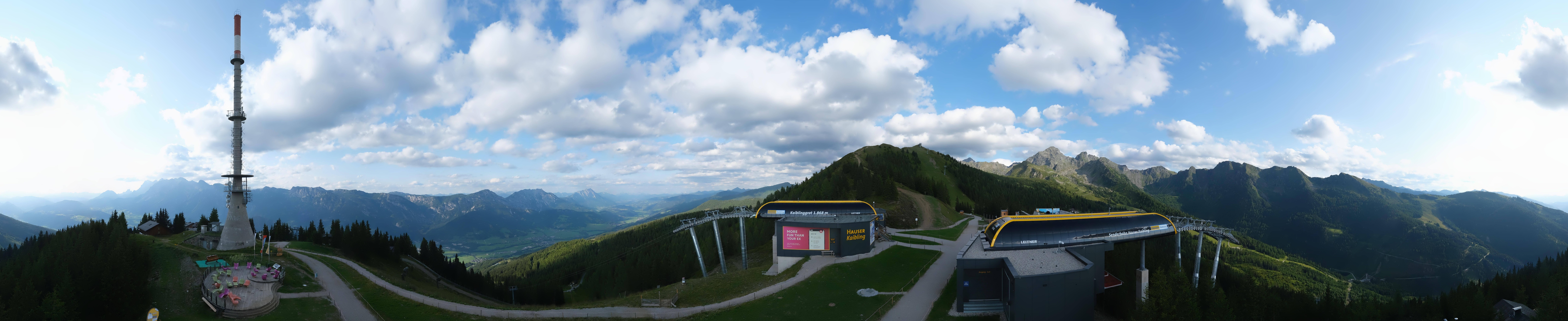 Archived image Webcam 360 degree Panoramic view Hauser Kaibling