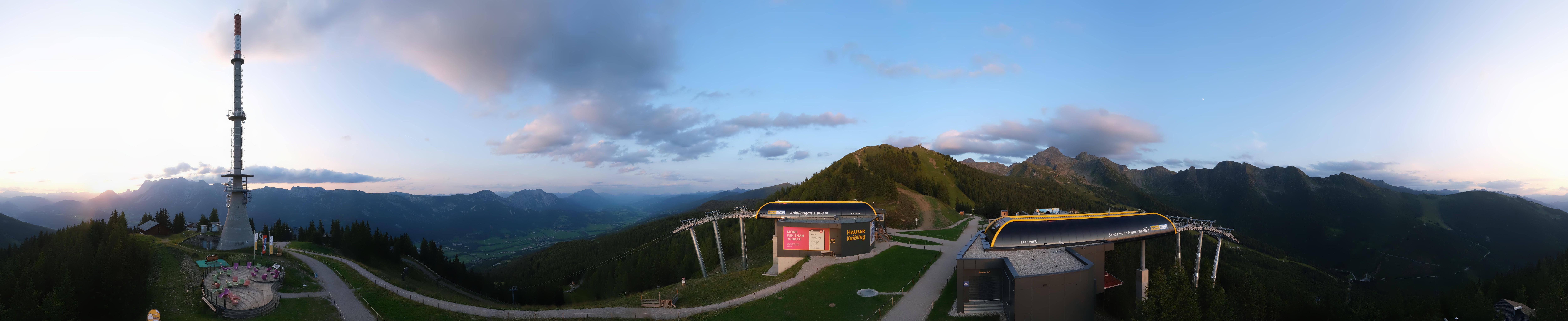 Archived image Webcam 360 degree Panoramic view Hauser Kaibling