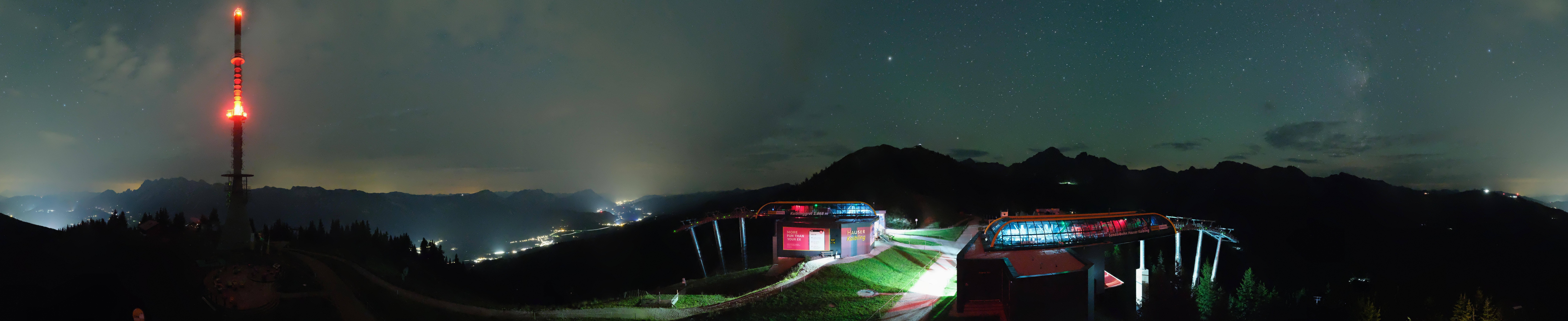 Archiv Foto Webcam Hauser Kaibling: Panorama Sendemast
