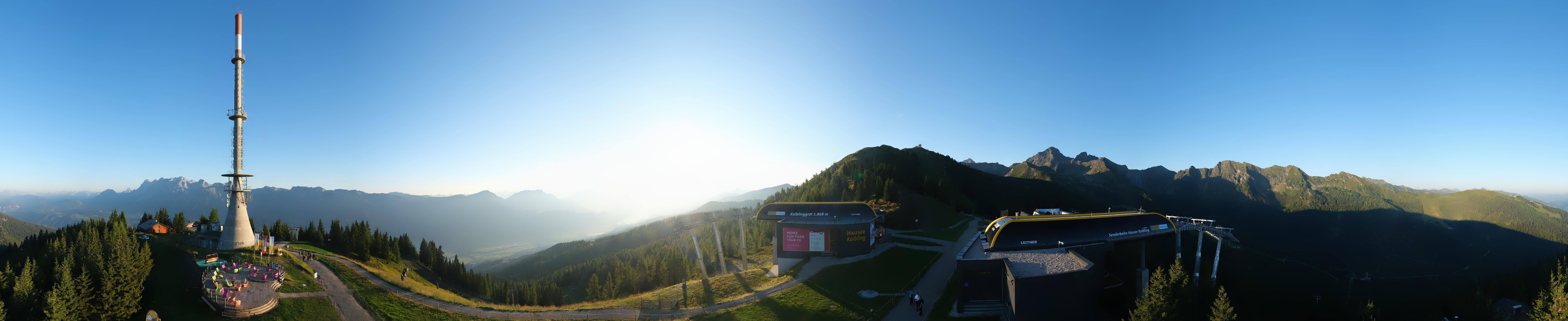 Archived image Webcam 360 degree Panoramic view Hauser Kaibling