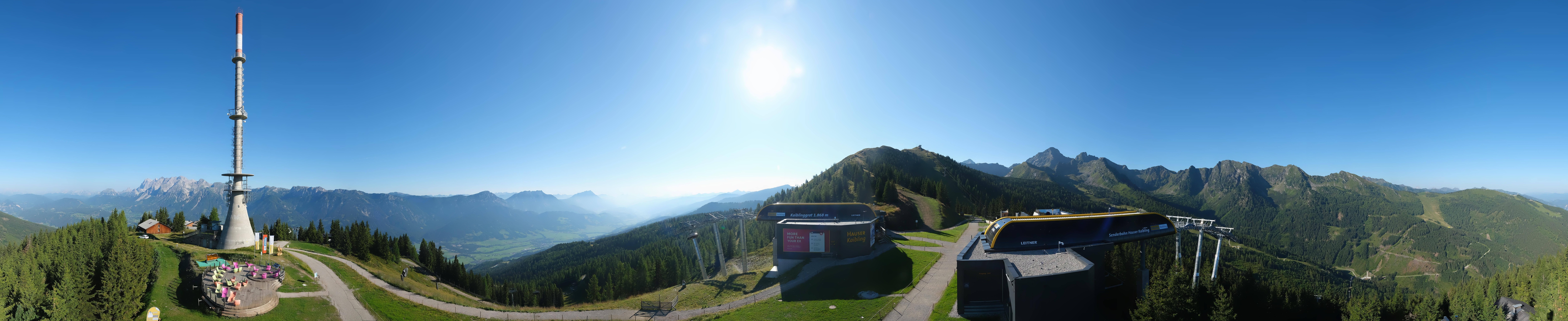 Archived image Webcam 360 degree Panoramic view Hauser Kaibling