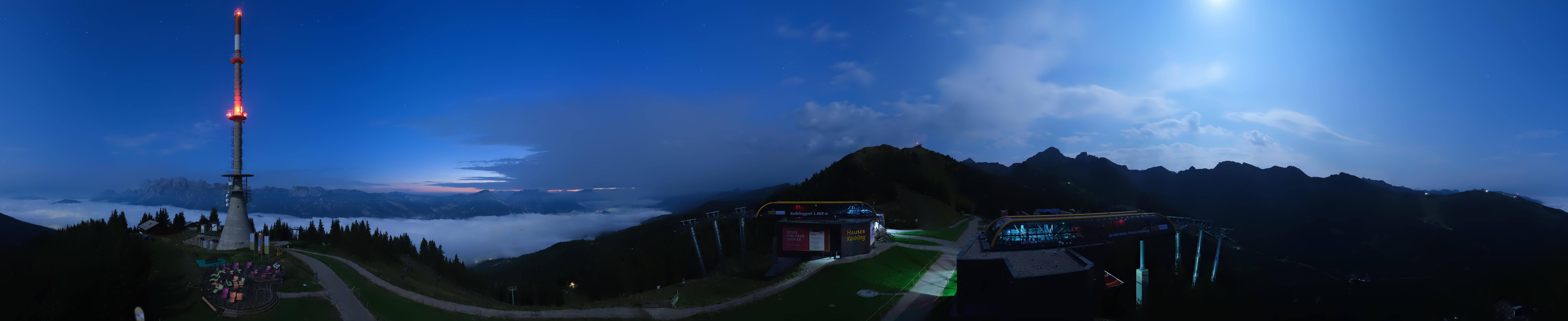 Archived image Webcam 360 degree Panoramic view Hauser Kaibling