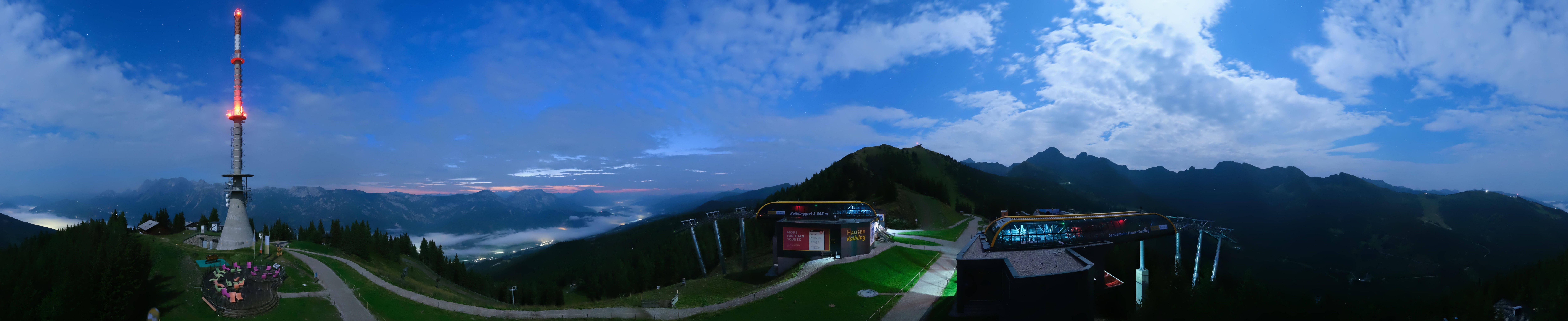 Archived image Webcam 360 degree Panoramic view Hauser Kaibling