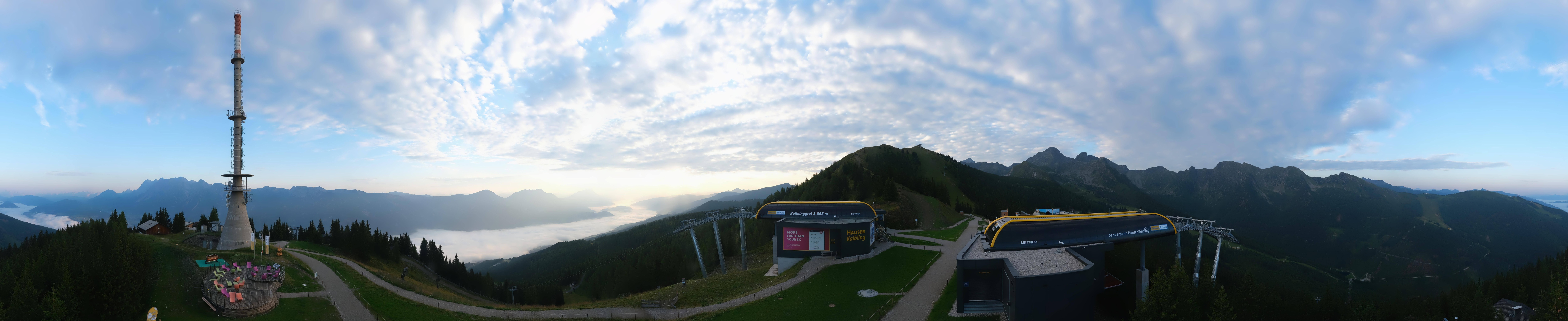 Archived image Webcam 360 degree Panoramic view Hauser Kaibling