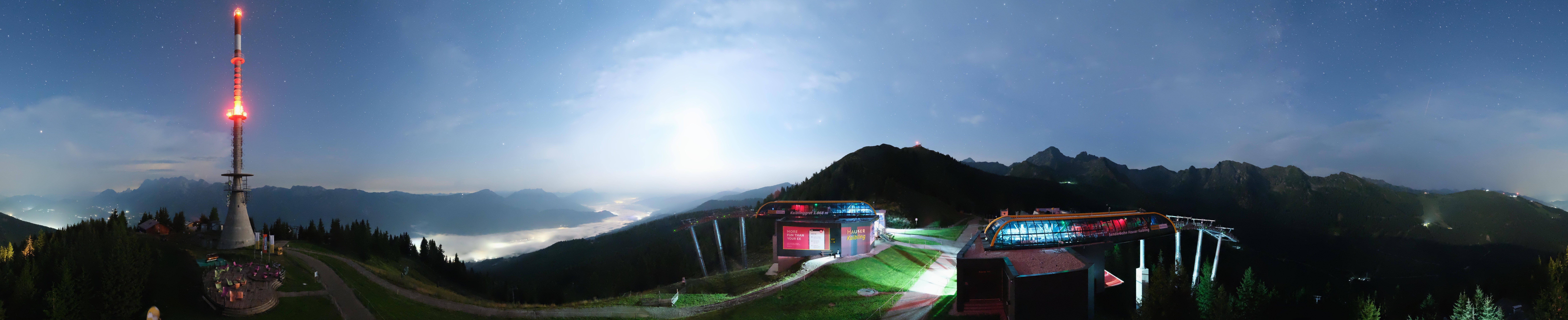 Archived image Webcam 360 degree Panoramic view Hauser Kaibling
