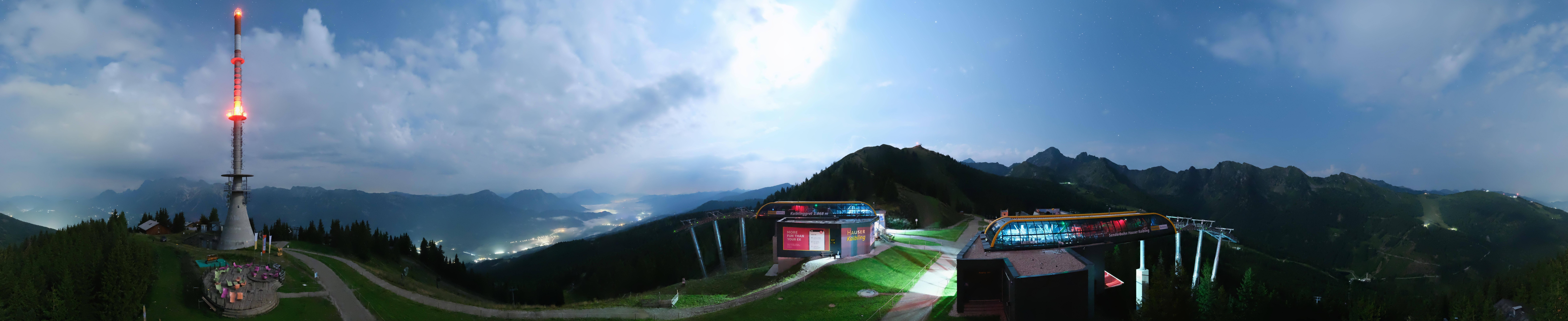 Archived image Webcam 360 degree Panoramic view Hauser Kaibling