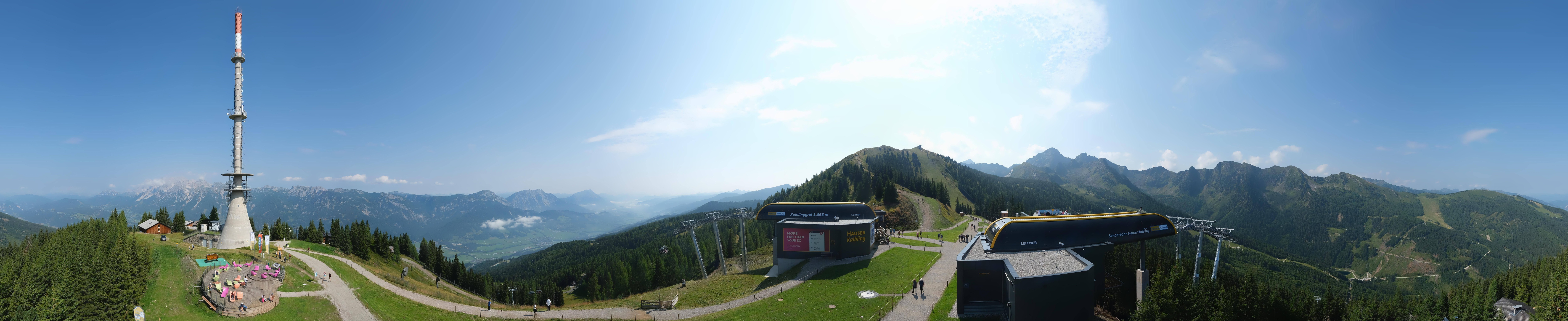 Archived image Webcam 360 degree Panoramic view Hauser Kaibling