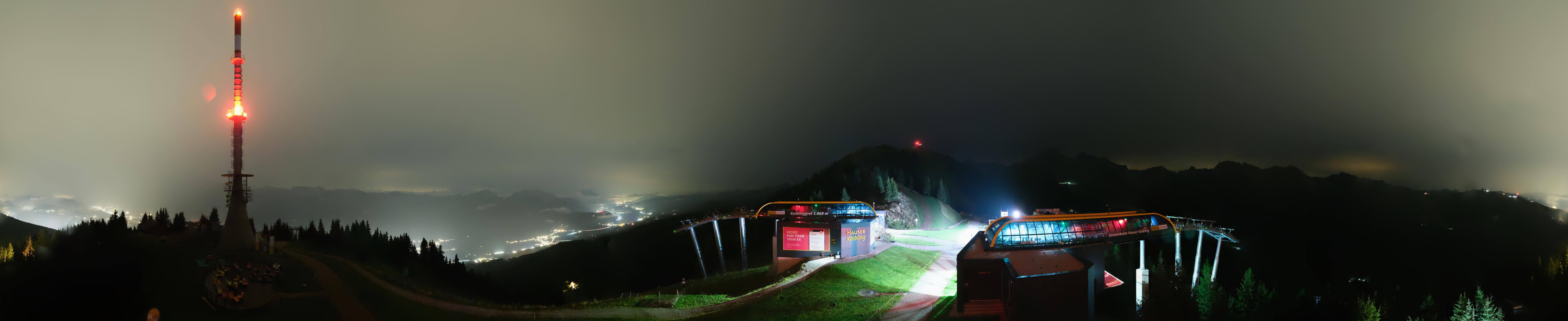 Archiv Foto Webcam Hauser Kaibling: Panorama Sendemast