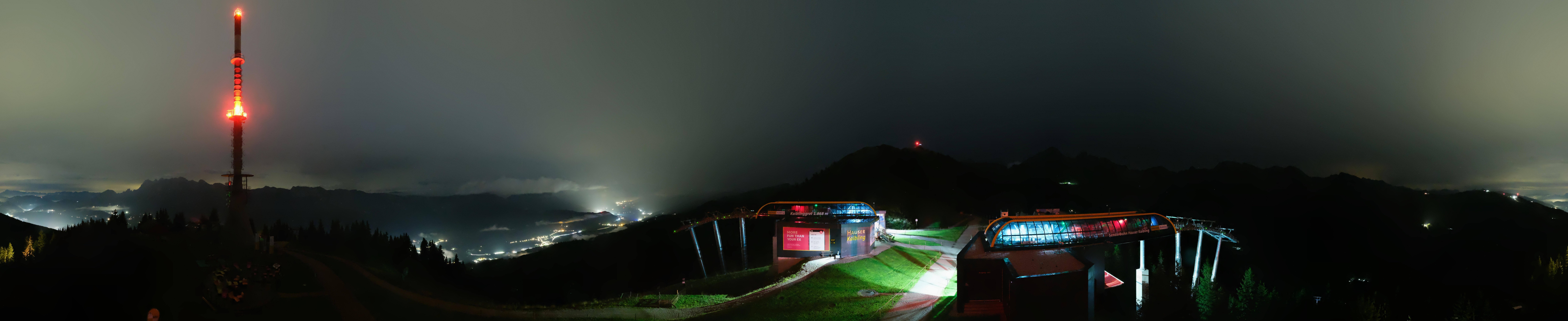 Archiv Foto Webcam Hauser Kaibling: Panorama Sendemast