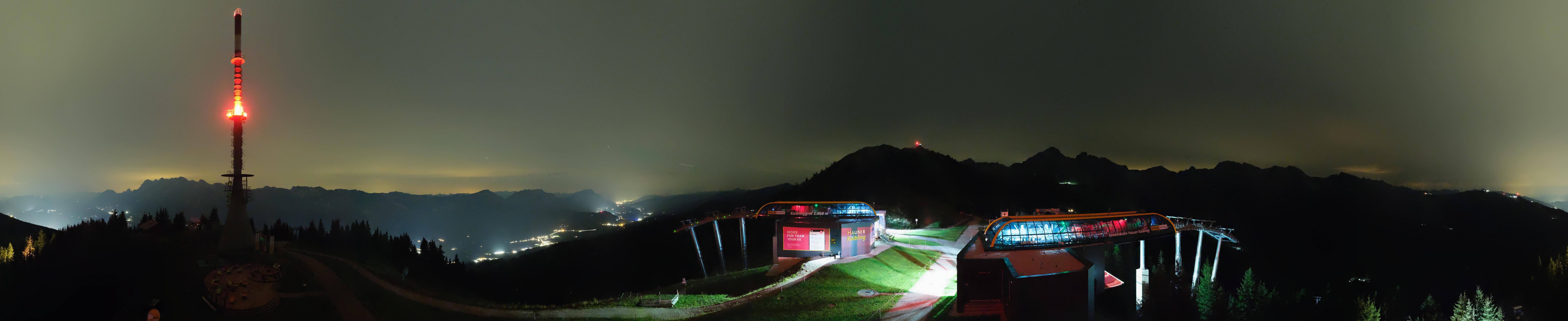 Archiv Foto Webcam Hauser Kaibling: Panorama Sendemast