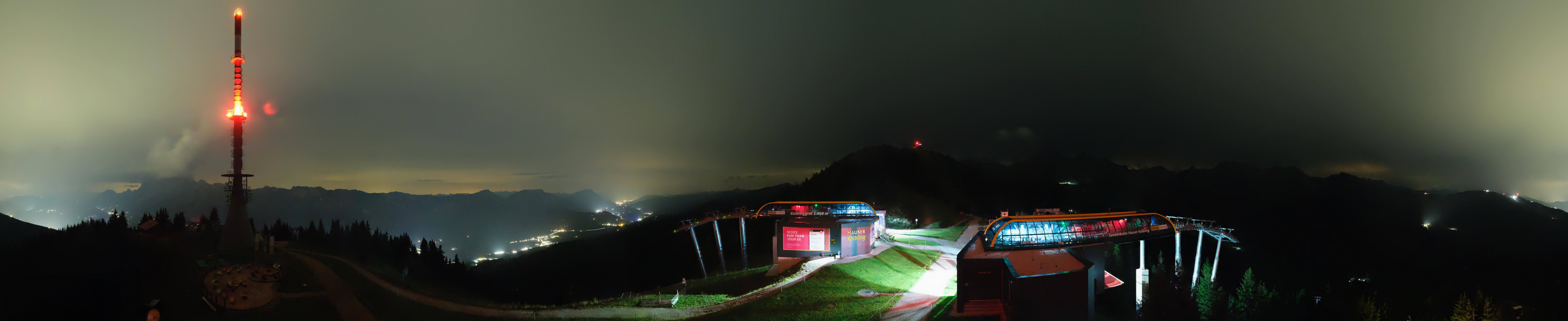 Archiv Foto Webcam Hauser Kaibling: Panorama Sendemast