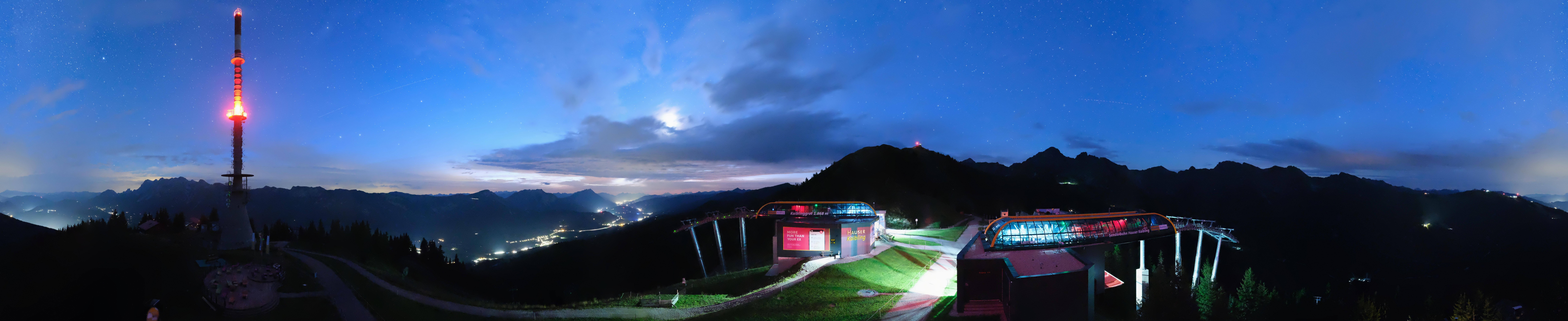 Archiv Foto Webcam Hauser Kaibling: Panorama Sendemast