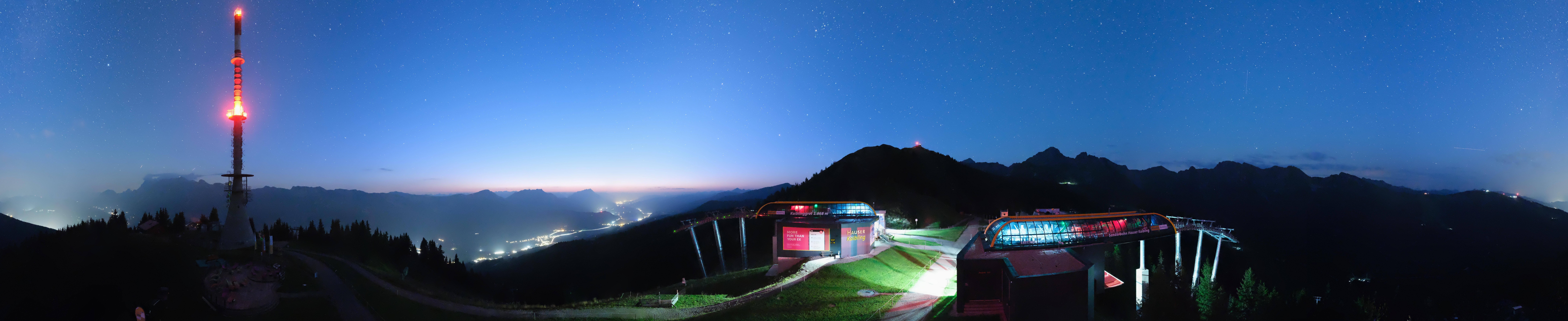 Archiv Foto Webcam Hauser Kaibling: Panorama Sendemast