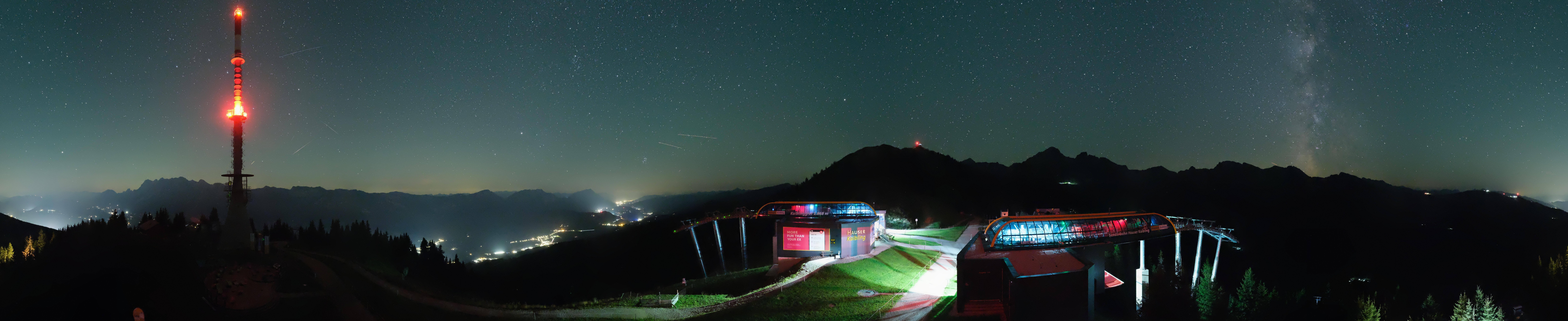 Archiv Foto Webcam Hauser Kaibling: Panorama Sendemast