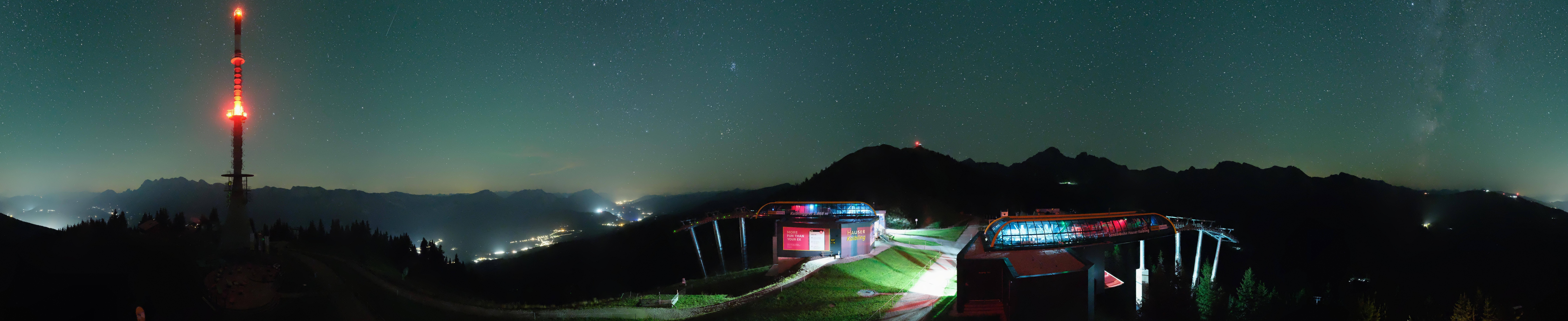 Archiv Foto Webcam Hauser Kaibling: Panorama Sendemast
