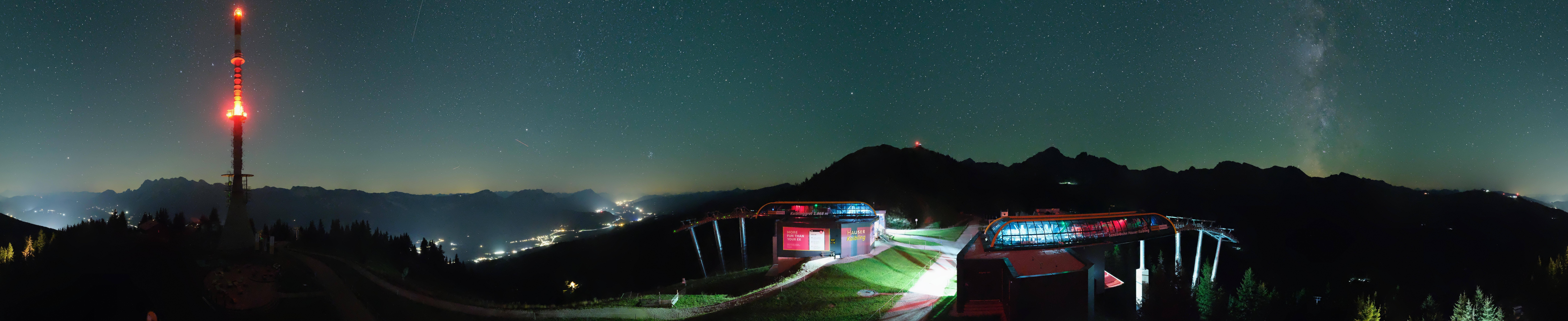 Archiv Foto Webcam Hauser Kaibling: Panorama Sendemast