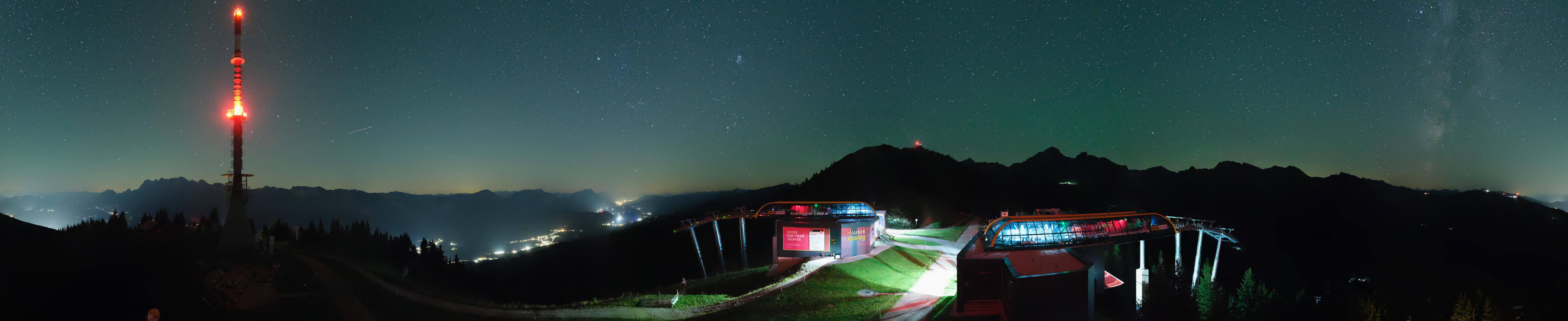 Archiv Foto Webcam Hauser Kaibling: Panorama Sendemast
