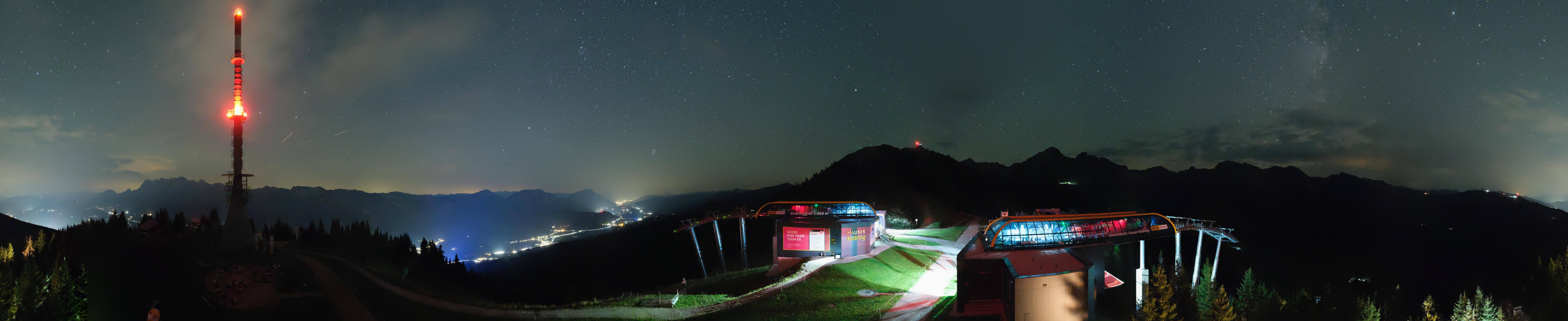 Archiv Foto Webcam Hauser Kaibling: Panorama Sendemast