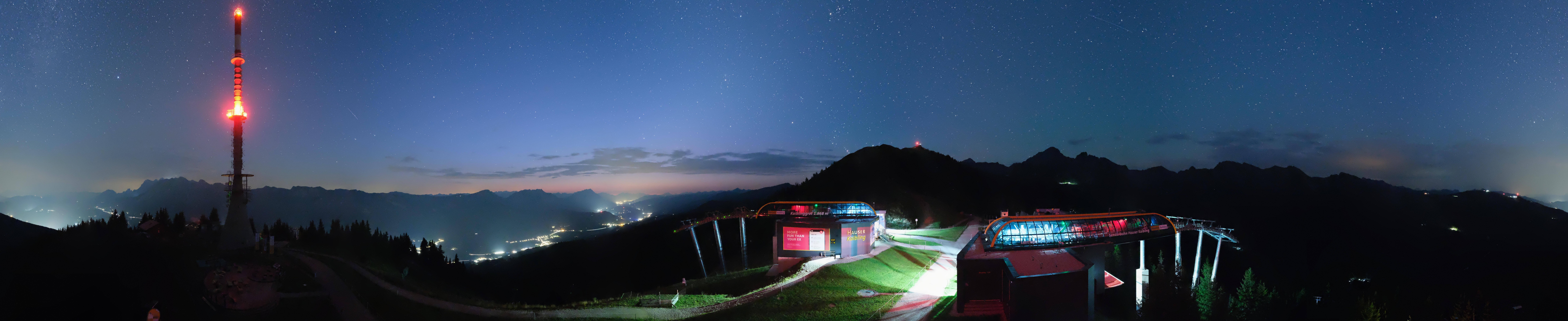 Archiv Foto Webcam Hauser Kaibling: Panorama Sendemast