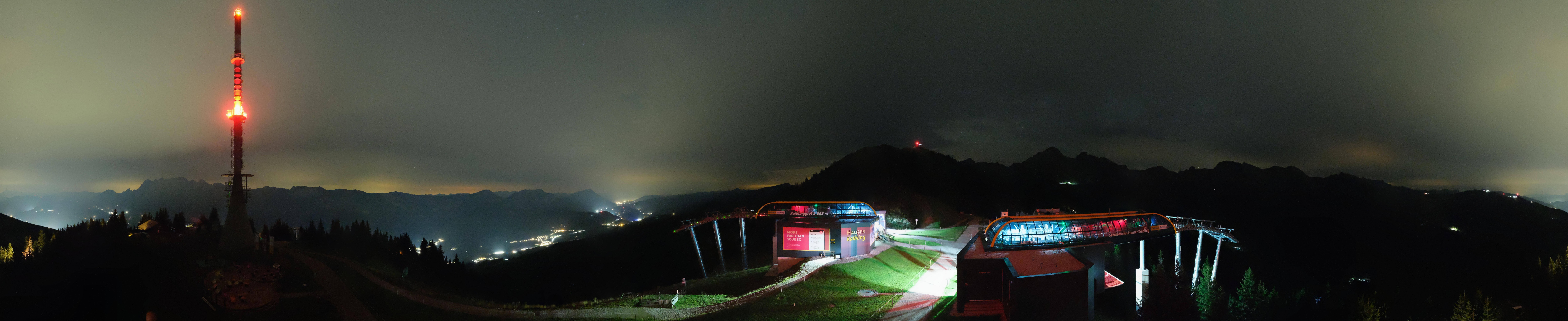 Archiv Foto Webcam Hauser Kaibling: Panorama Sendemast