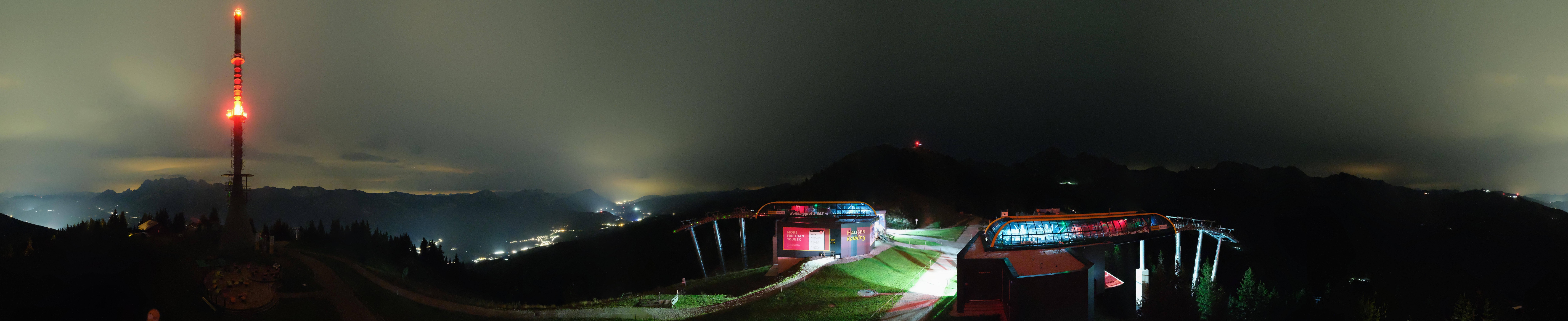 Archiv Foto Webcam Hauser Kaibling: Panorama Sendemast