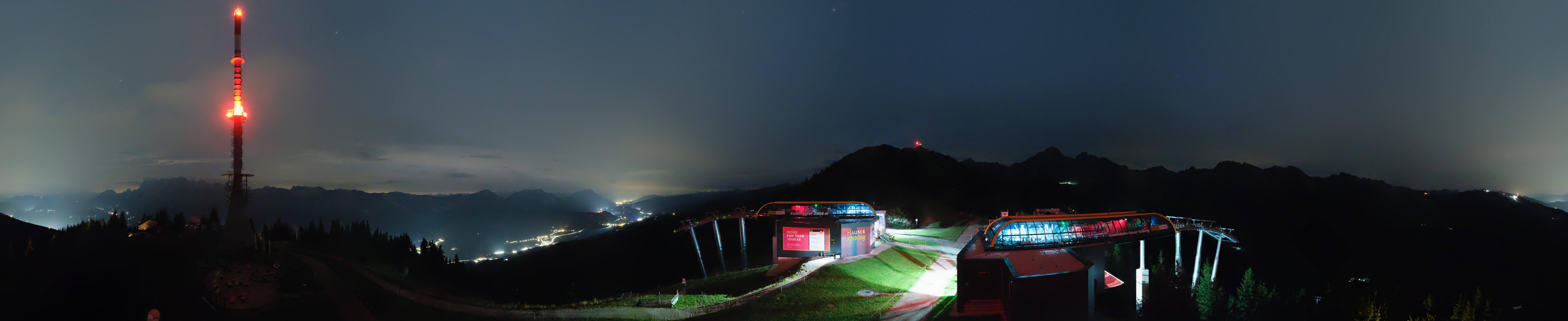 Archiv Foto Webcam Hauser Kaibling: Panorama Sendemast