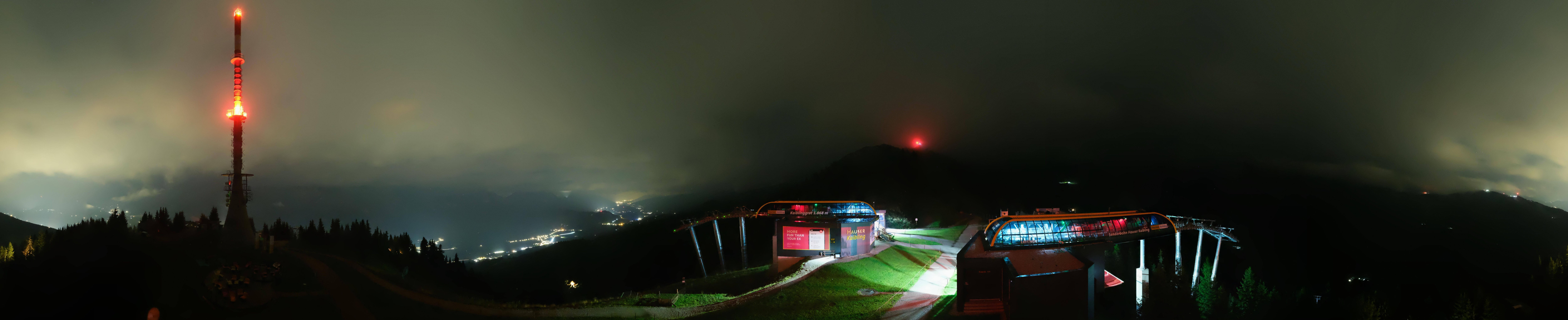 Archiv Foto Webcam Hauser Kaibling: Panorama Sendemast