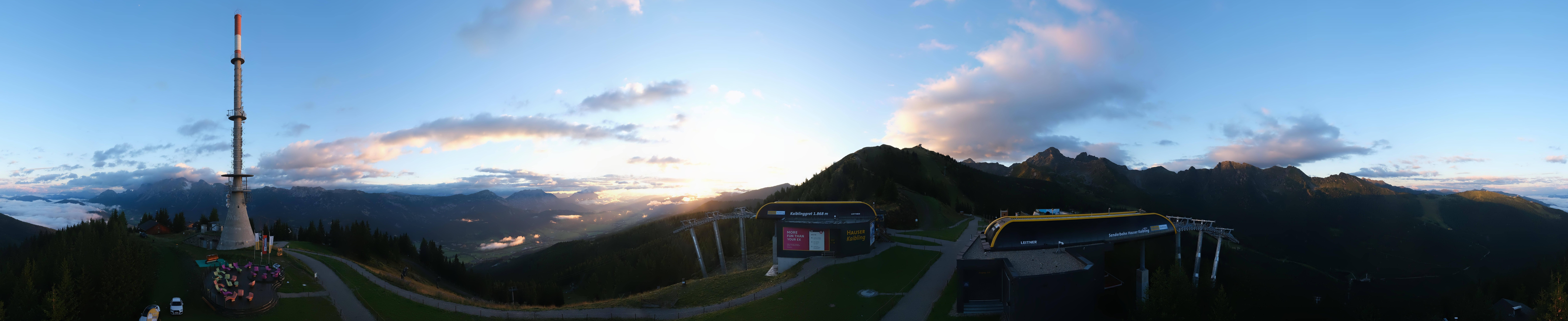 Archived image Webcam 360 degree Panoramic view Hauser Kaibling