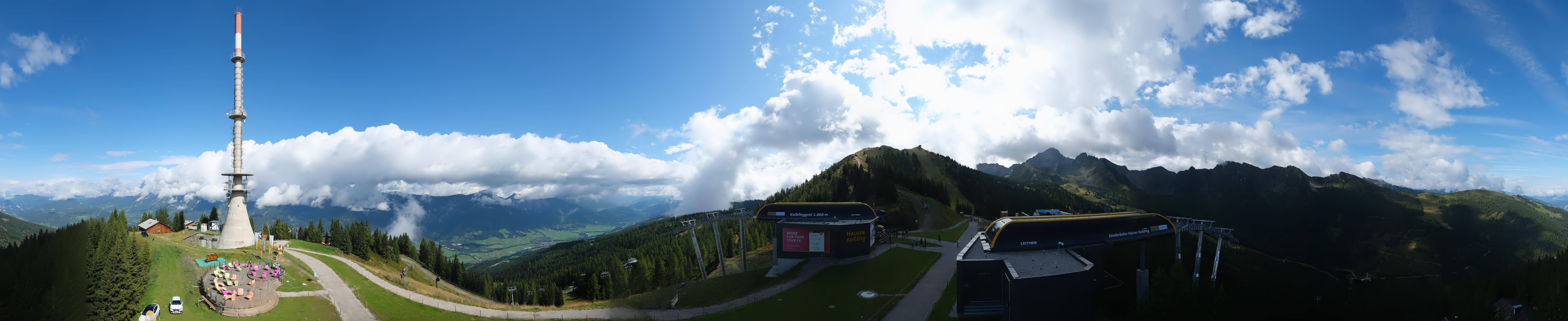 Archived image Webcam 360 degree Panoramic view Hauser Kaibling
