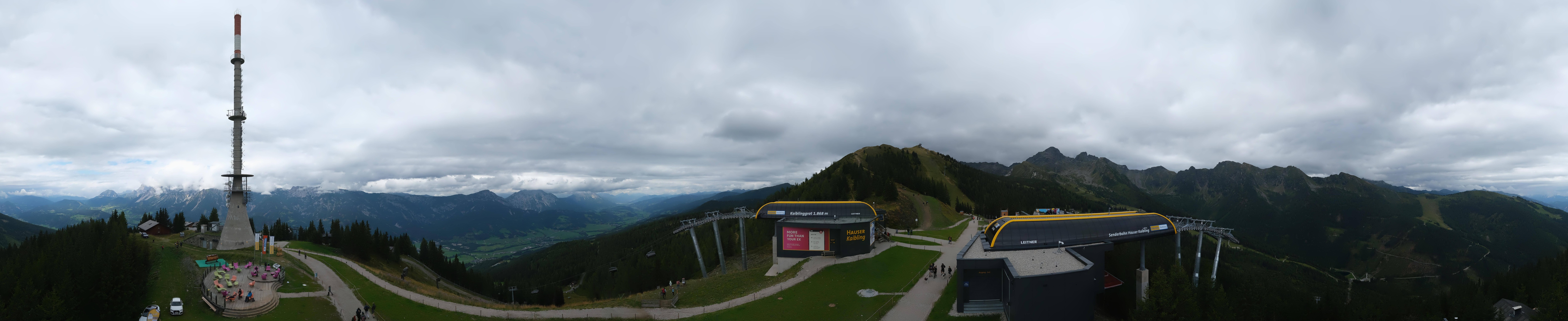 Archived image Webcam 360 degree Panoramic view Hauser Kaibling