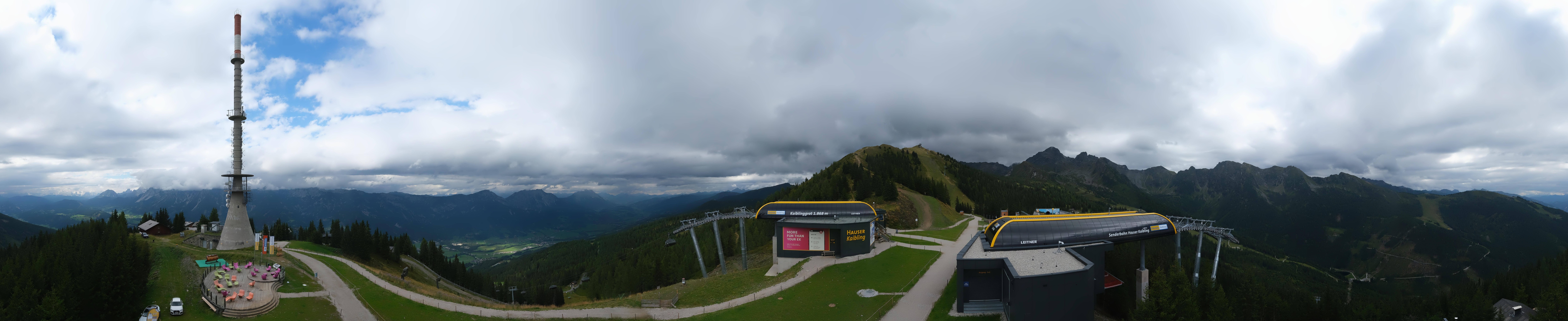 Archived image Webcam 360 degree Panoramic view Hauser Kaibling
