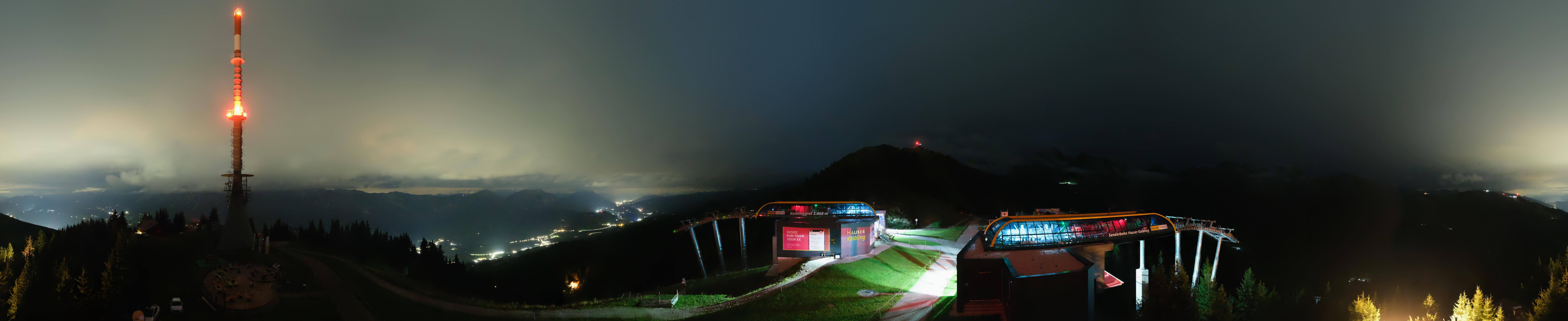 Archiv Foto Webcam Hauser Kaibling: Panorama Sendemast