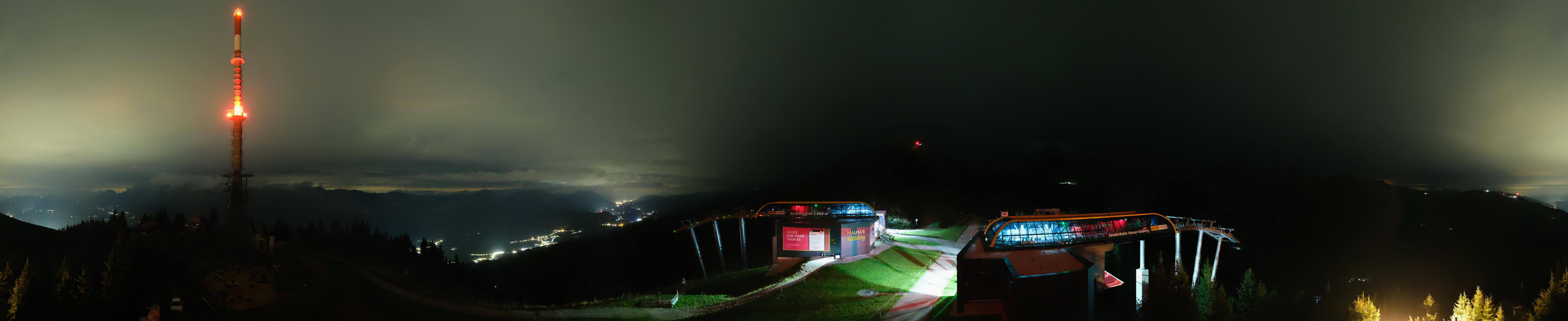 Archiv Foto Webcam Hauser Kaibling: Panorama Sendemast