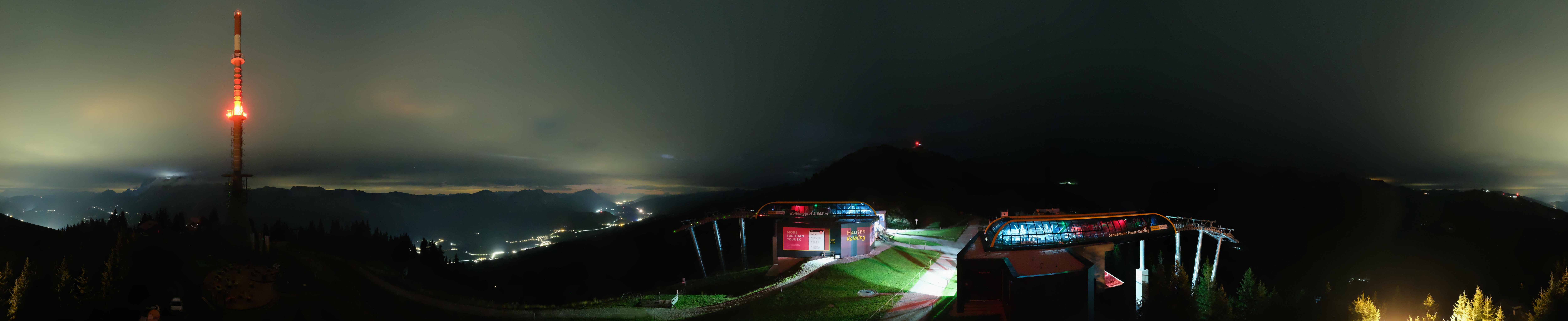 Archiv Foto Webcam Hauser Kaibling: Panorama Sendemast
