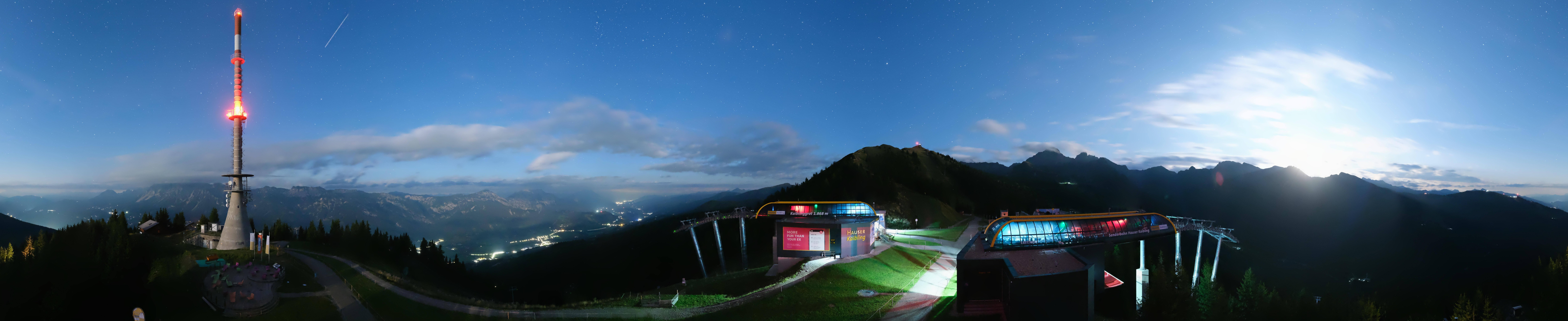 Archived image Webcam 360 degree Panoramic view Hauser Kaibling