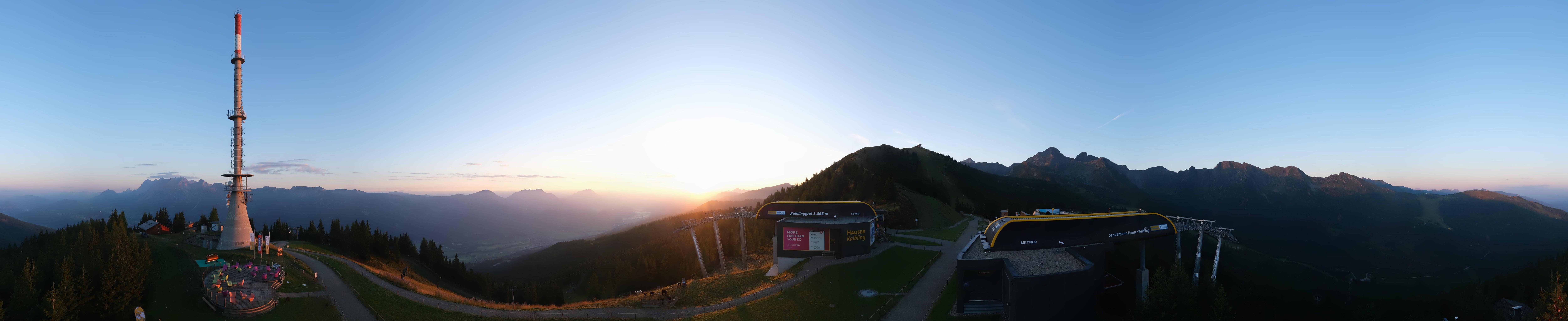 Archived image Webcam 360 degree Panoramic view Hauser Kaibling