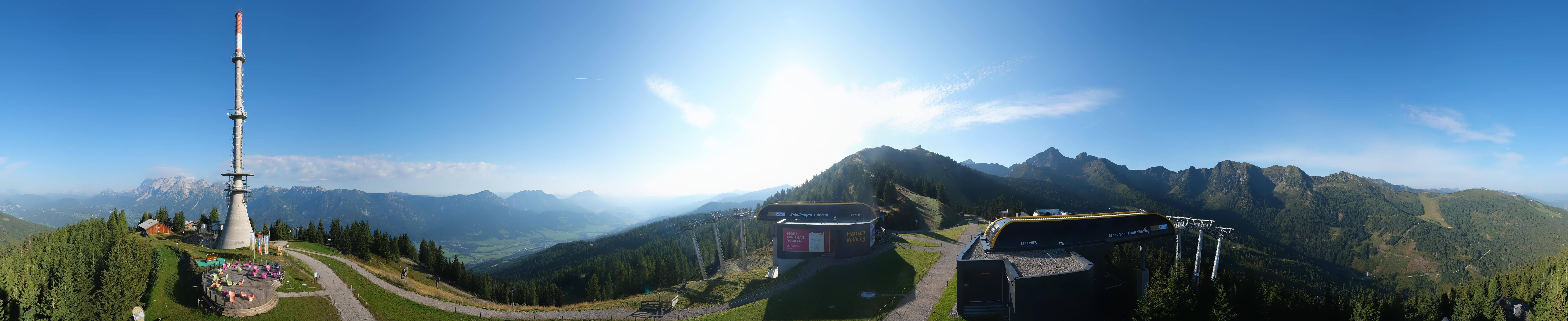 Archived image Webcam 360 degree Panoramic view Hauser Kaibling