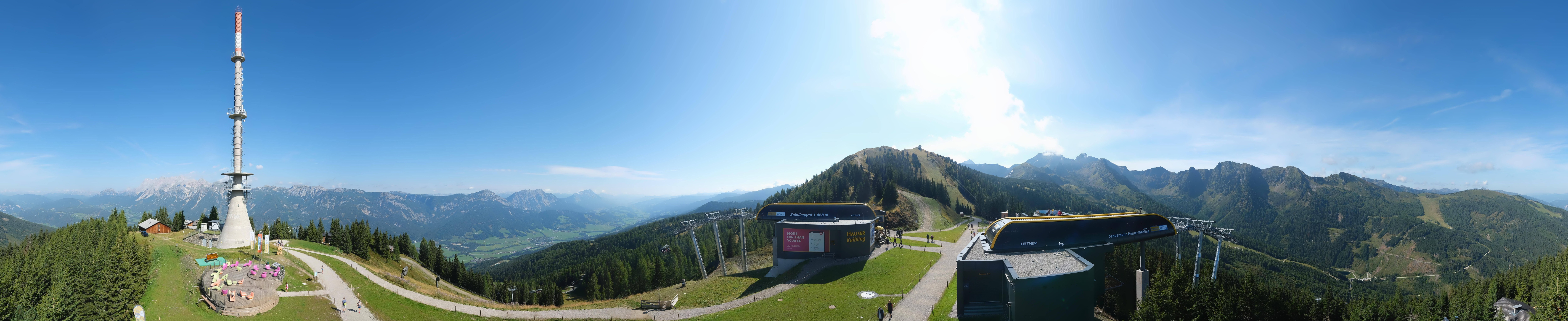 Archived image Webcam 360 degree Panoramic view Hauser Kaibling