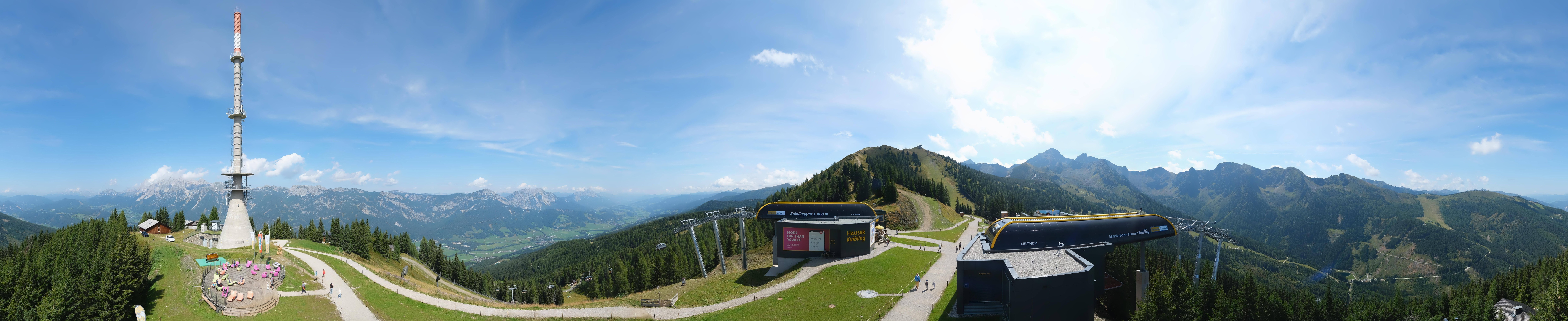 Archived image Webcam 360 degree Panoramic view Hauser Kaibling