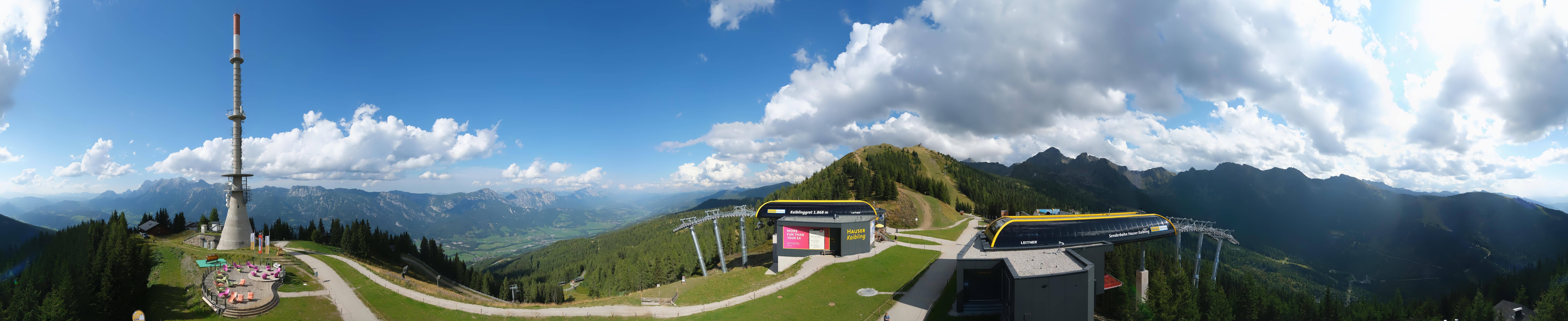 Archived image Webcam 360 degree Panoramic view Hauser Kaibling