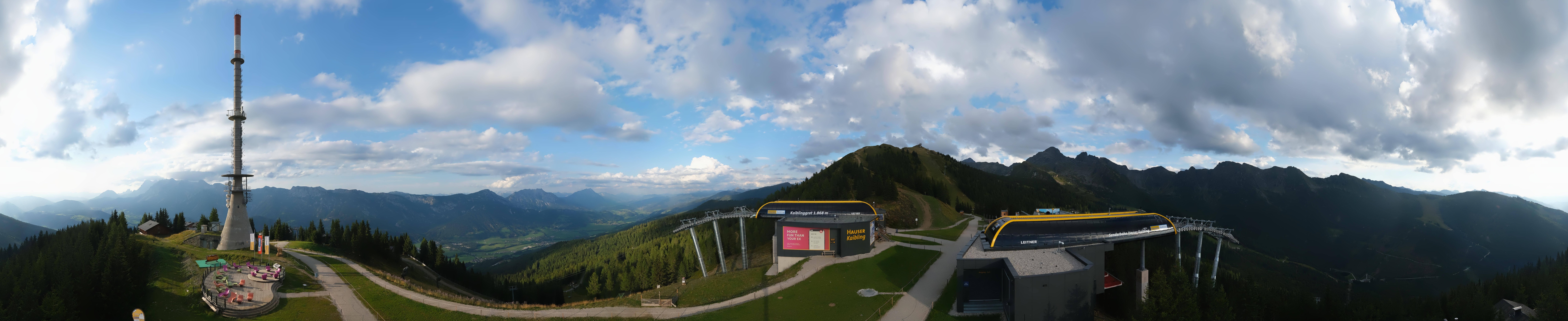 Archived image Webcam 360 degree Panoramic view Hauser Kaibling